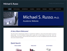 Tablet Screenshot of michaelsrusso.org